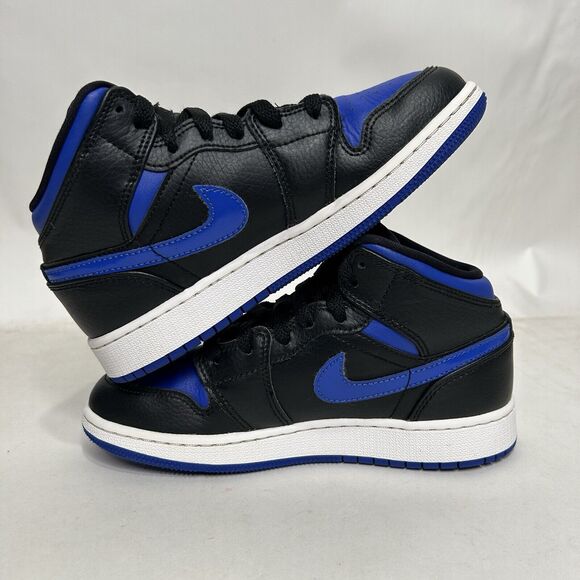 Nike Shoes Air Jordan 1 Mid Retro GS “Hyper Royal” 2024 - Picture 3 of 8